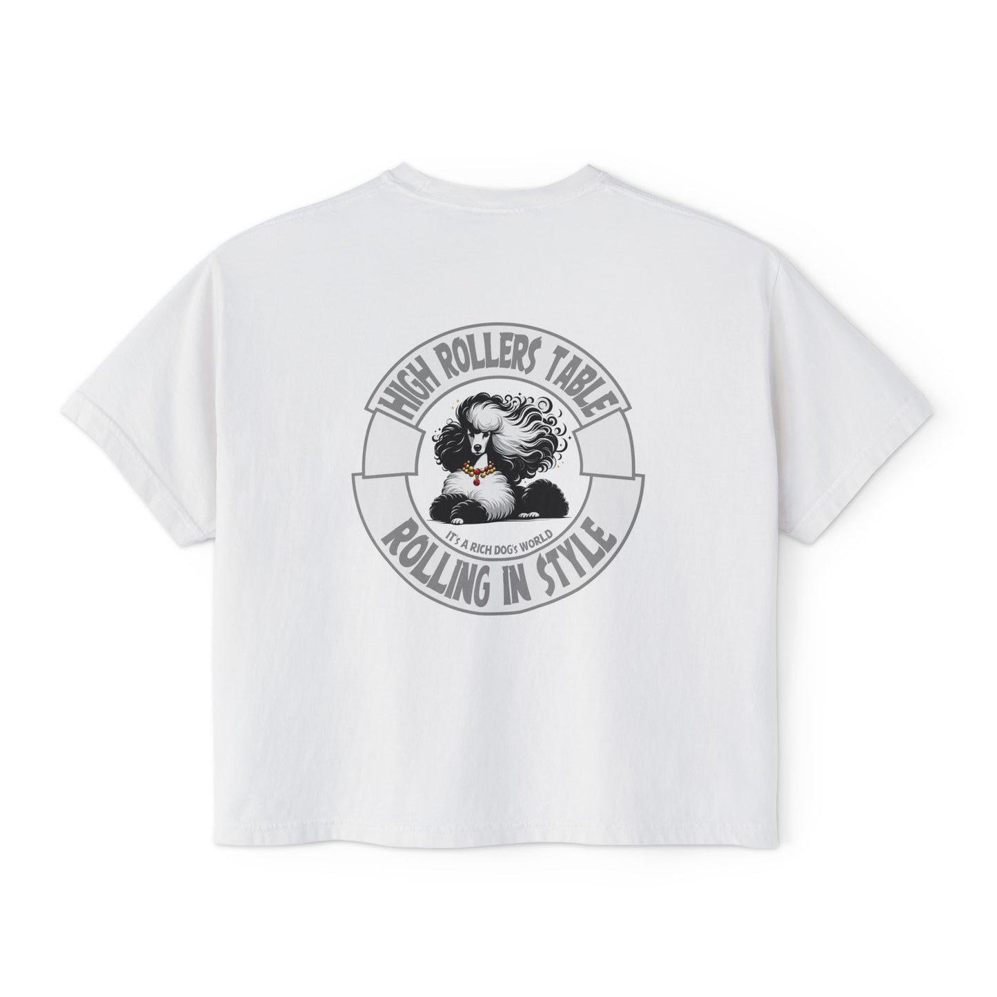 A Rich Poodle's - Crop Top - Boxy Tee