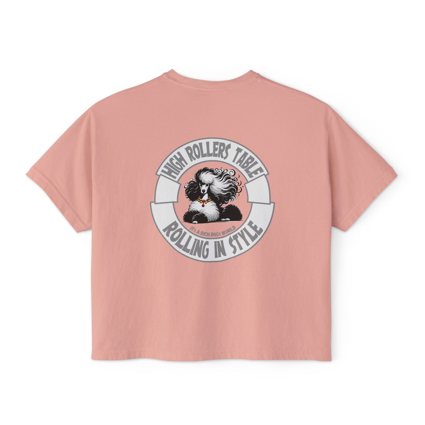A Rich Poodle's - Crop Top - Boxy Tee