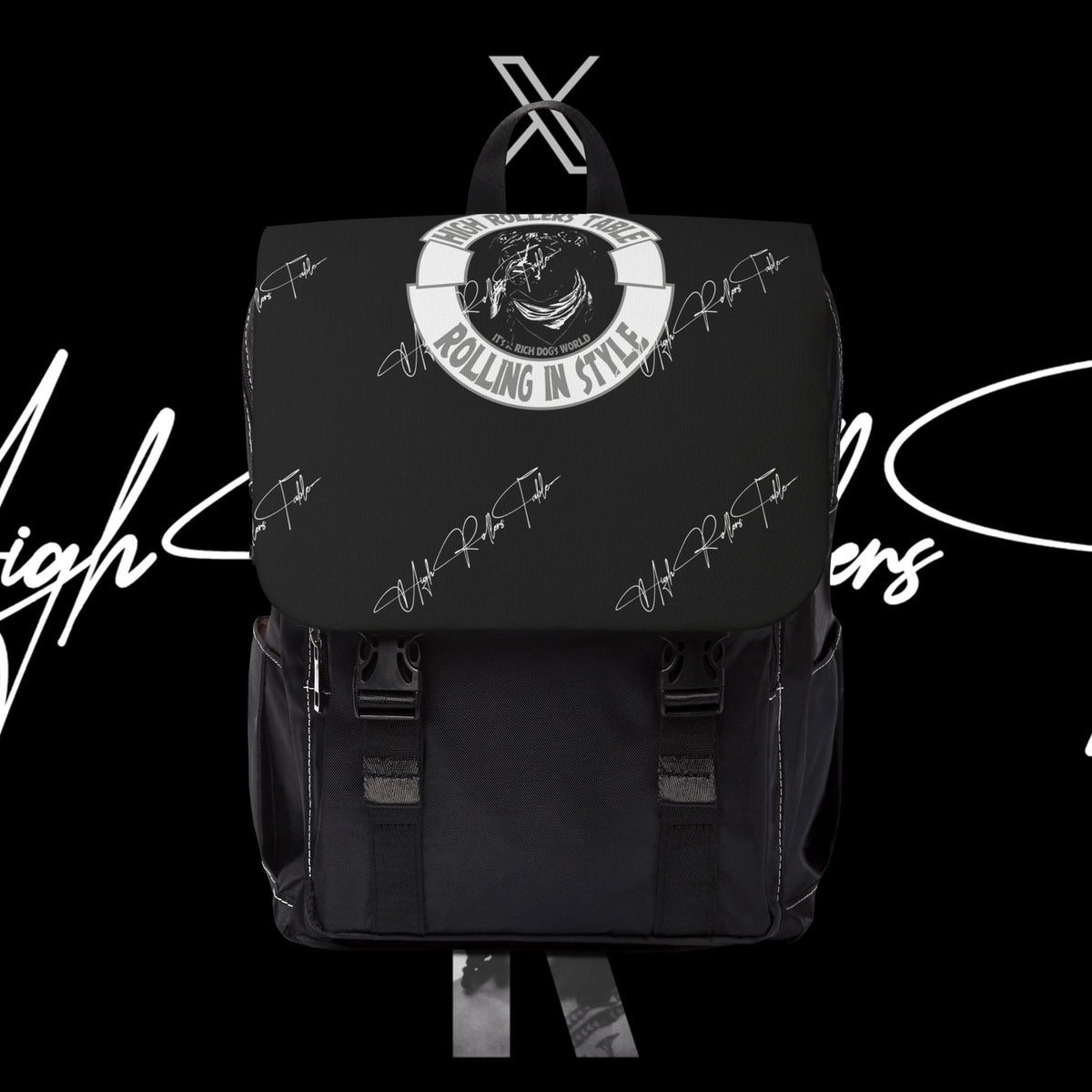 A Rich Dog's Casual Shoulder Backpack