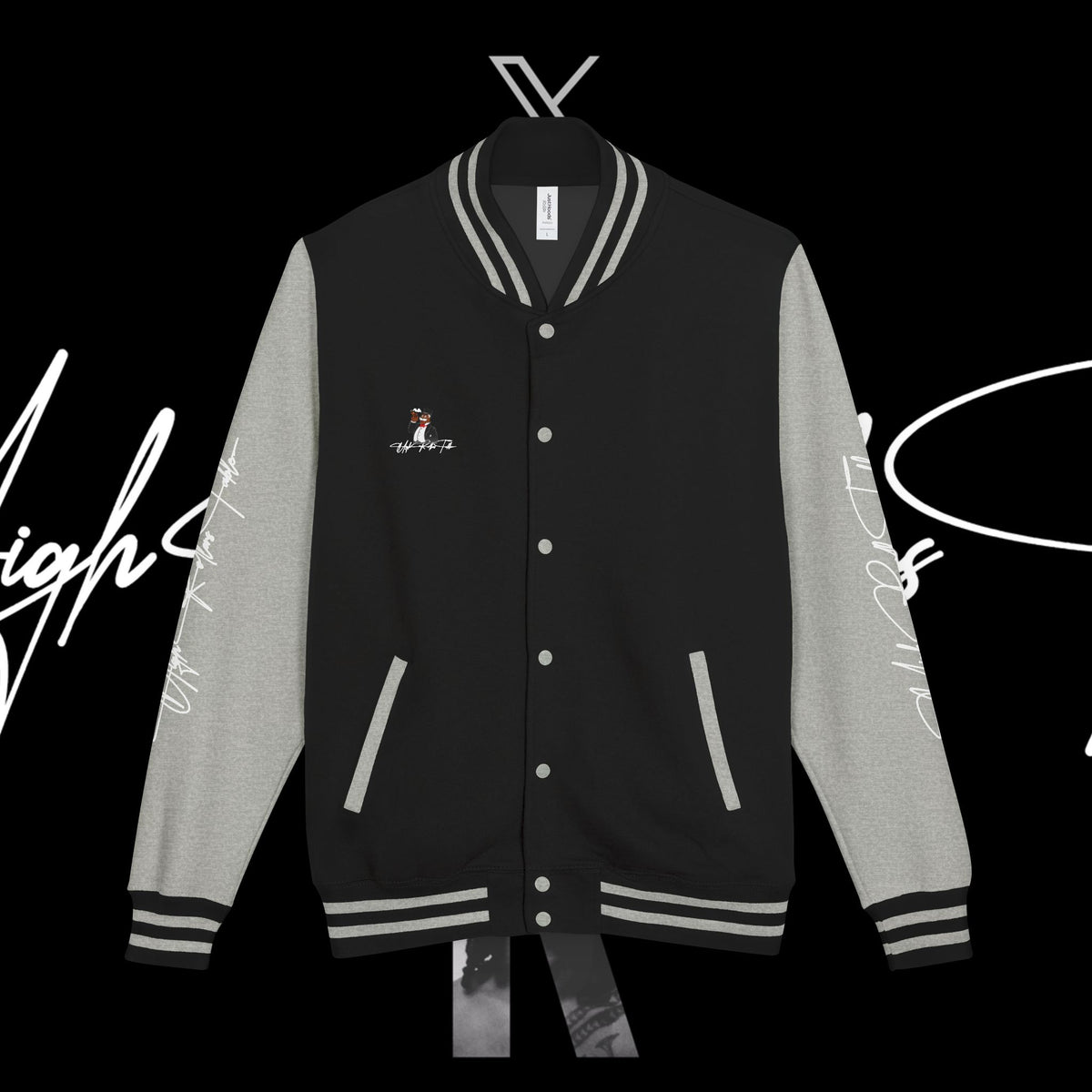 "Rich Dog Pack Mentality" Heavyweight Letterman Jacket