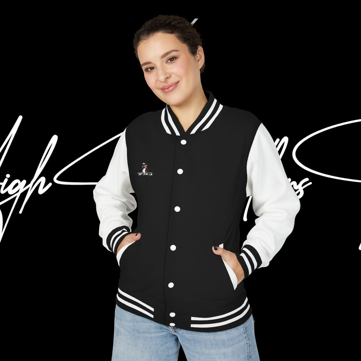 "Rich Dog Pack Mentality" Heavyweight Letterman Jacket