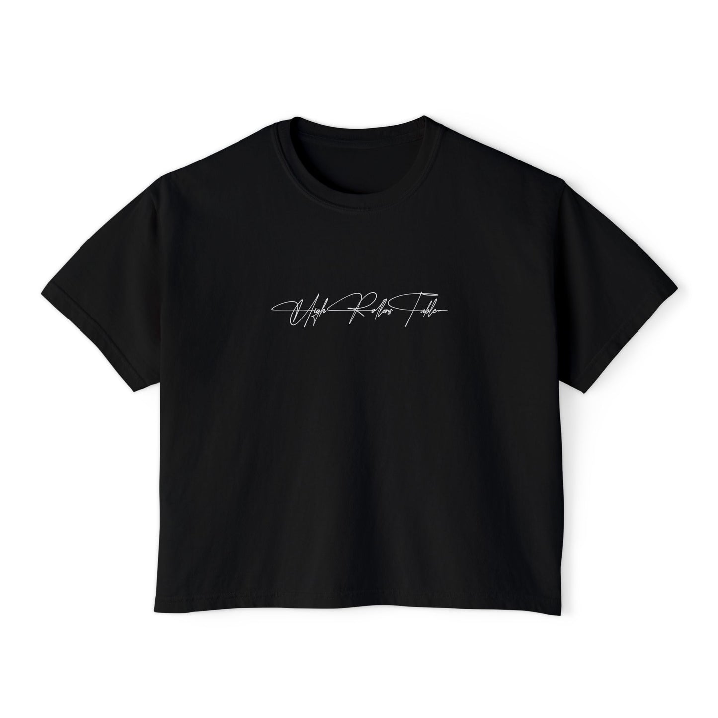 A Rich Poodle's - Crop Top - Boxy Tee