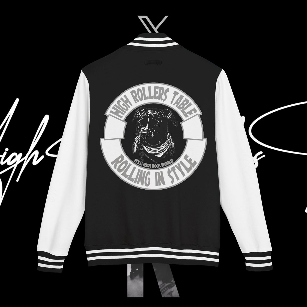 "Rich Dog Pack Mentality" Heavyweight Letterman Jacket