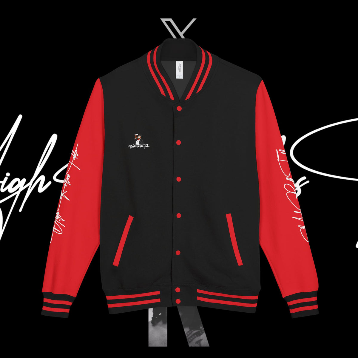 "Rich Dog Pack Mentality" Heavyweight Letterman Jacket