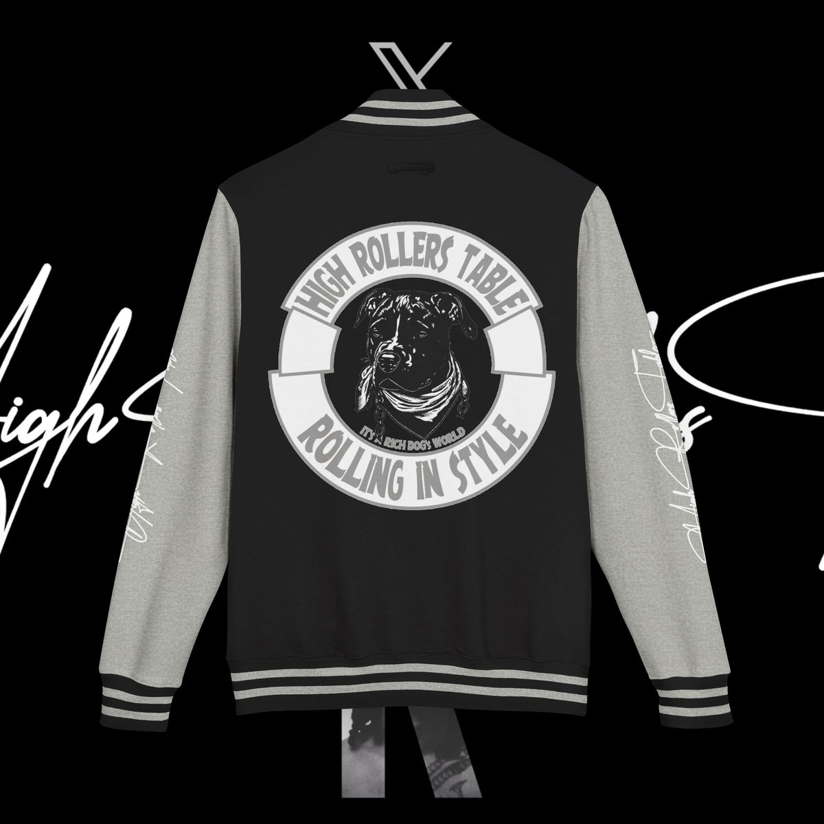 "Rich Dog Pack Mentality" Heavyweight Letterman Jacket