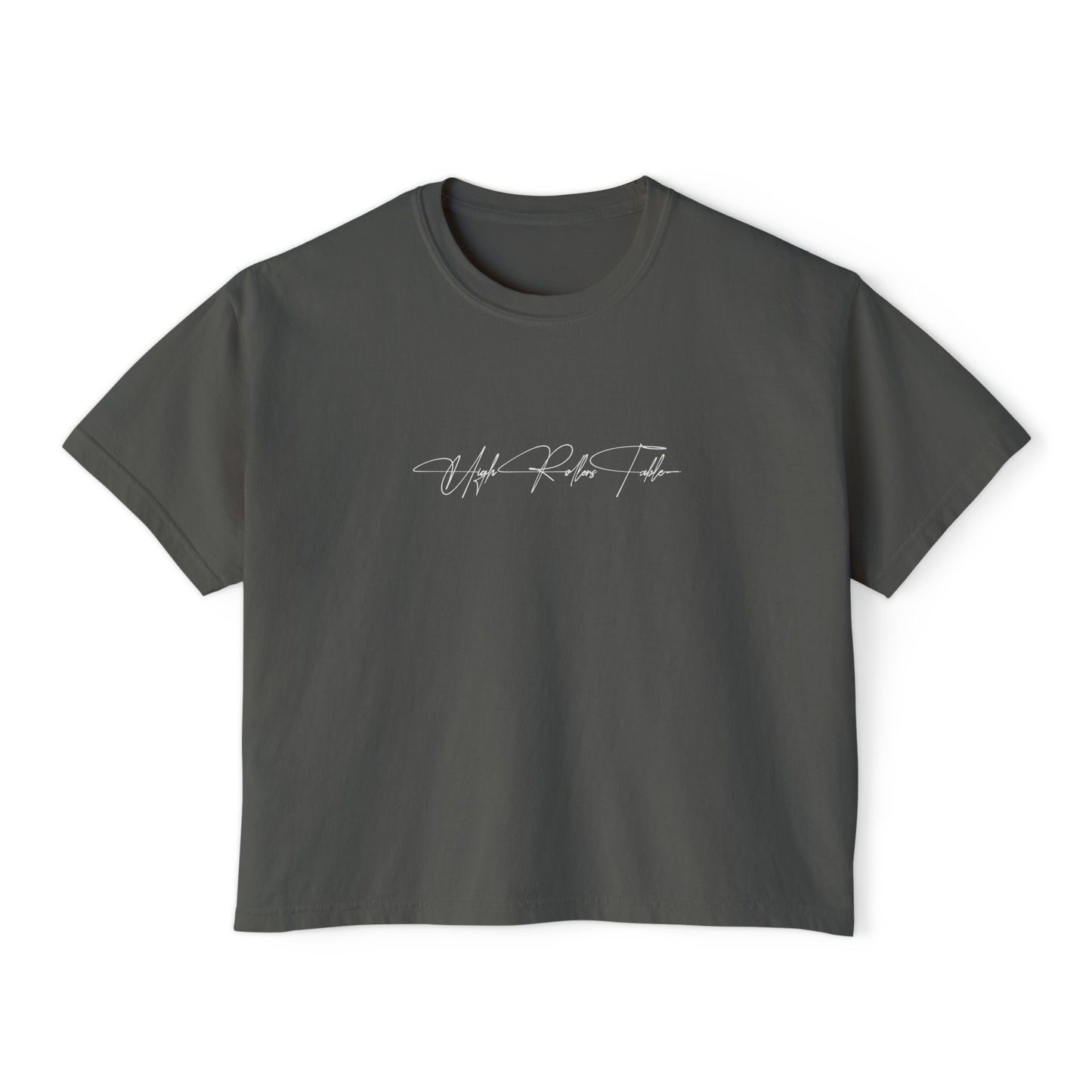 A Rich Poodle's - Crop Top - Boxy Tee