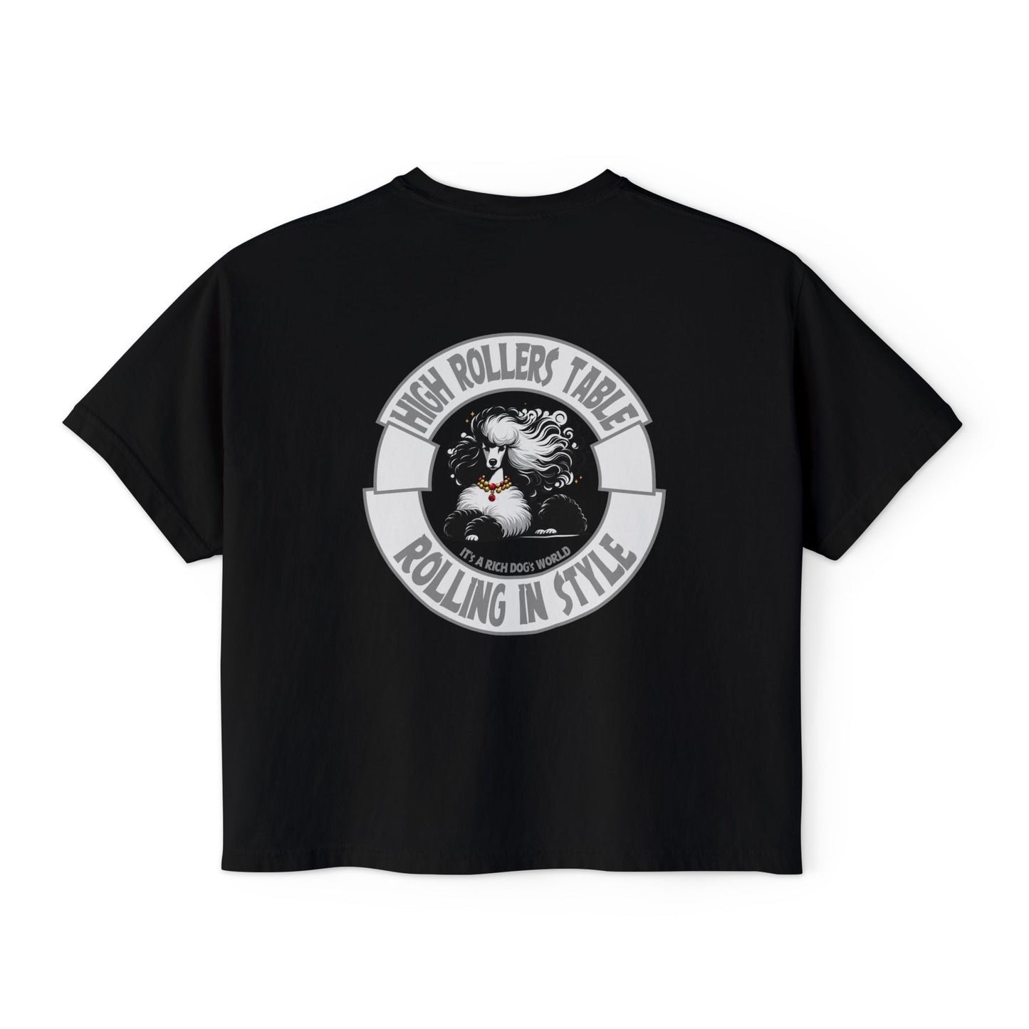 A Rich Poodle's - Crop Top - Boxy Tee