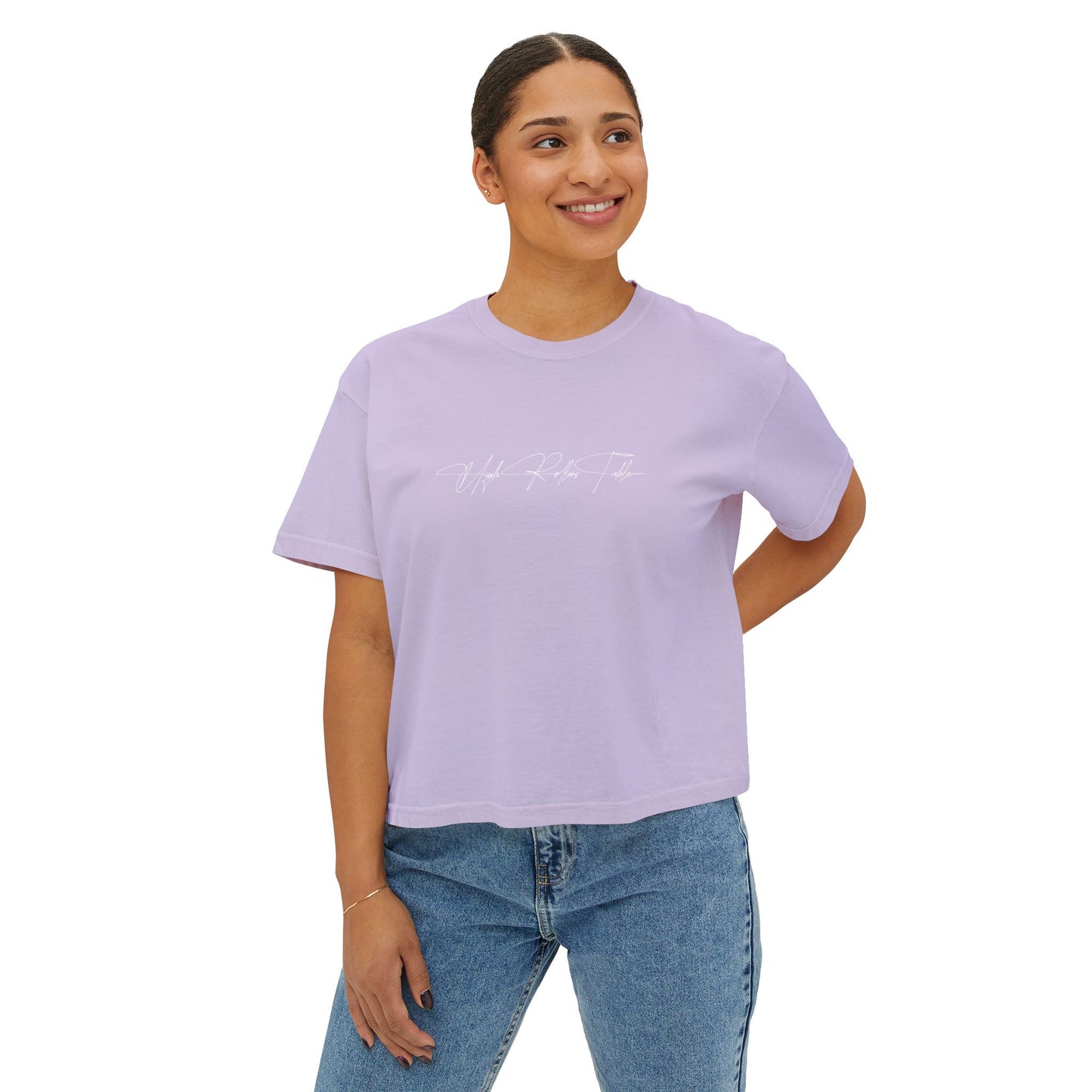 A Rich Poodle's - Crop Top - Boxy Tee