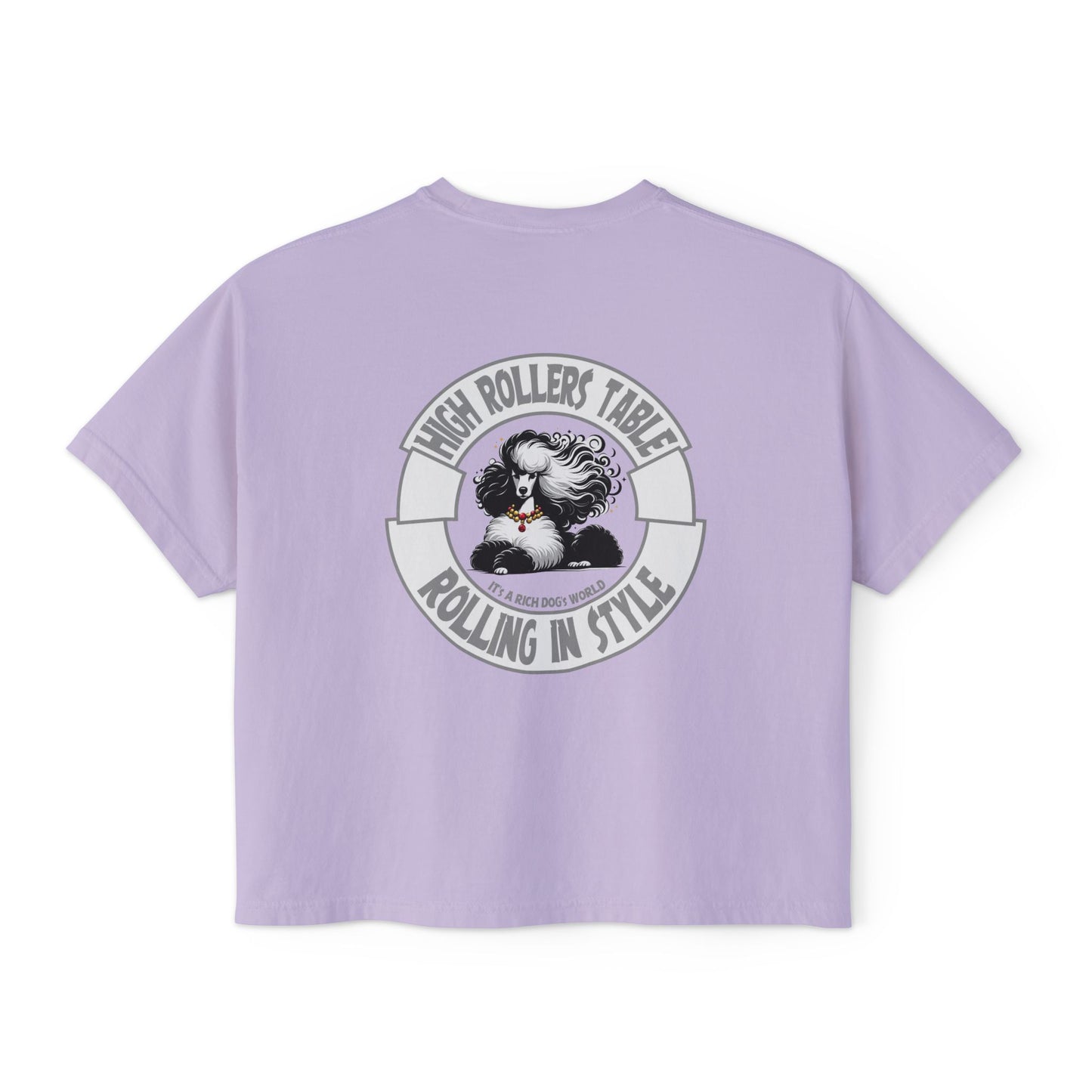 A Rich Poodle's - Crop Top - Boxy Tee
