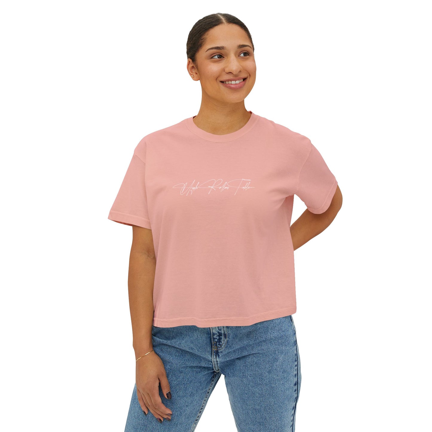 A Rich Poodle's - Crop Top - Boxy Tee