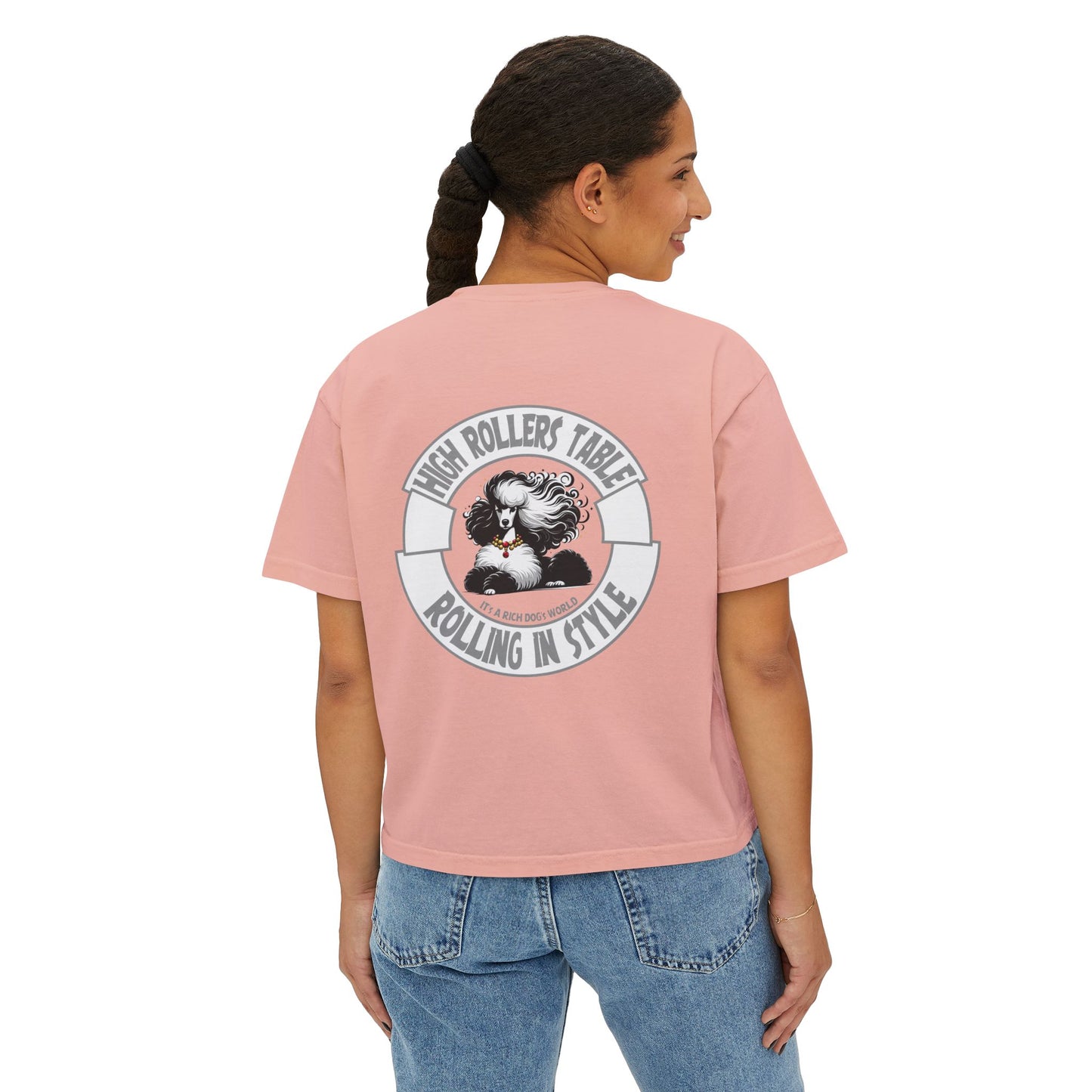 A Rich Poodle's - Crop Top - Boxy Tee