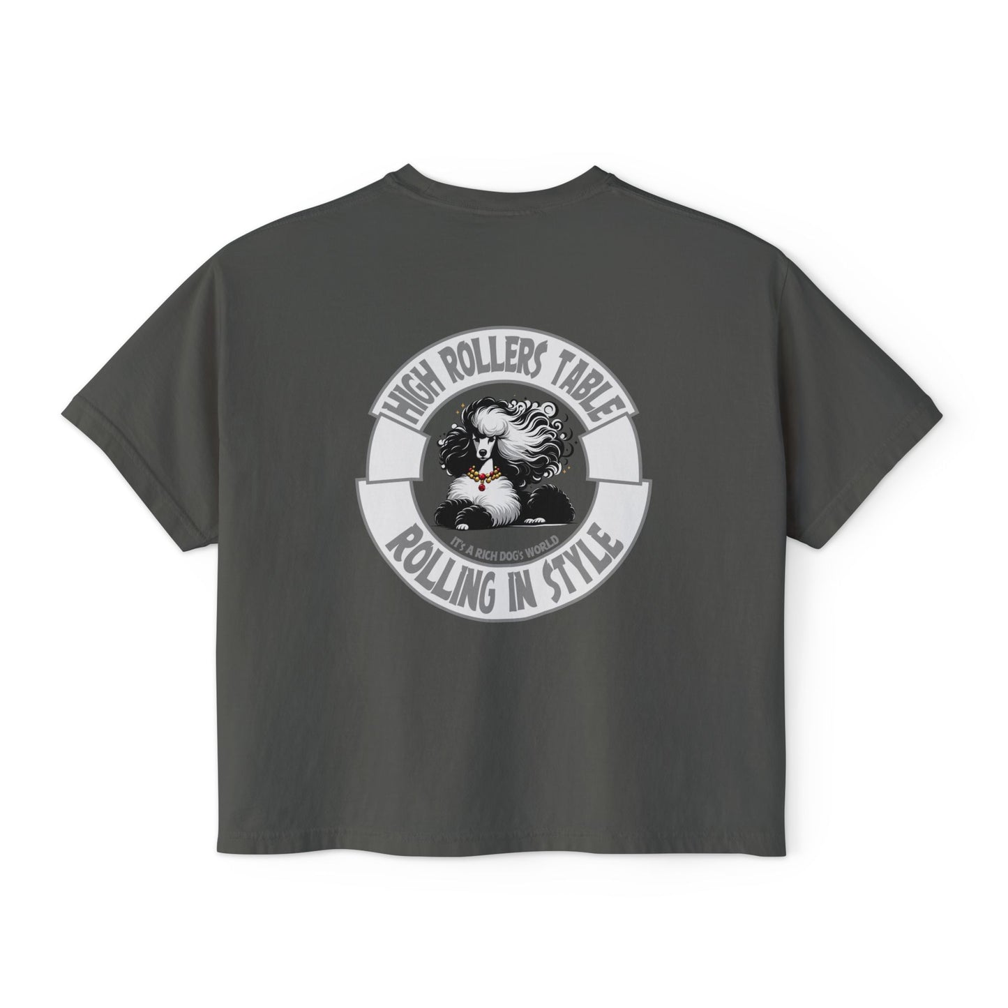 A Rich Poodle's - Crop Top - Boxy Tee
