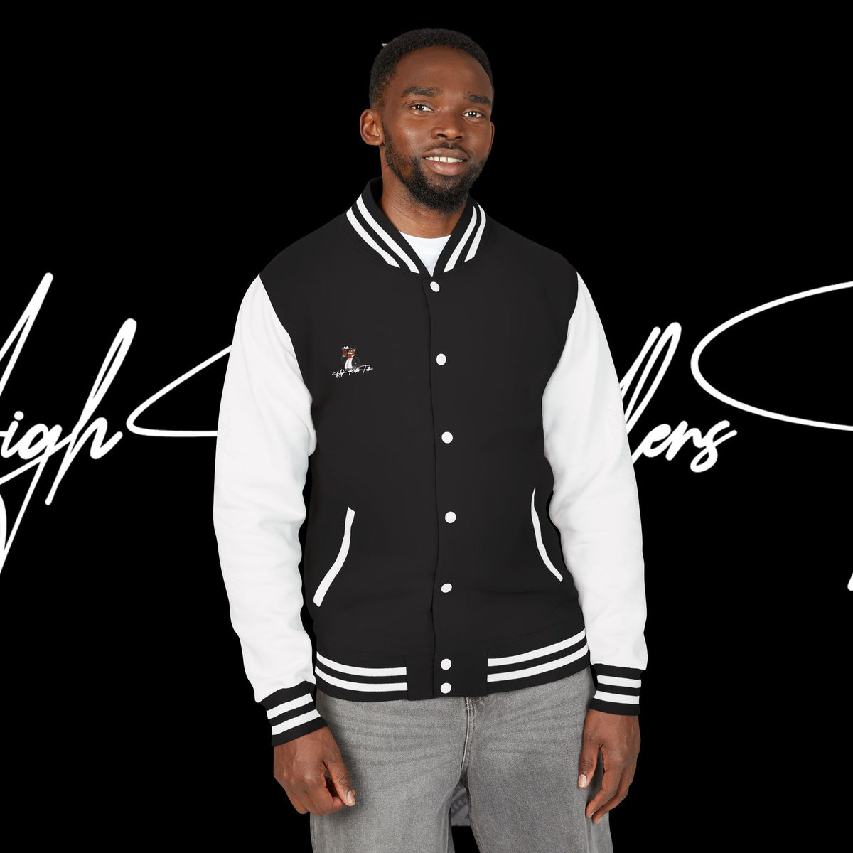 "Rich Dog Pack Mentality" Heavyweight Letterman Jacket
