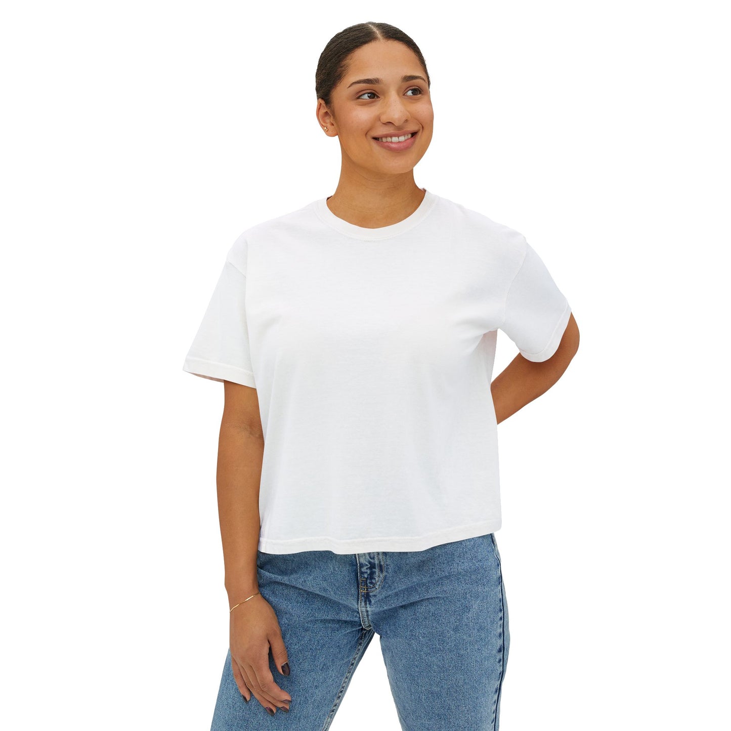 A Rich Poodle's - Crop Top - Boxy Tee
